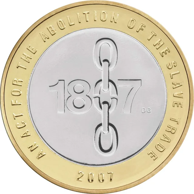 The date of the Act across the centre, its zero a broken chain link, the Act's title round the ring and 2007 below